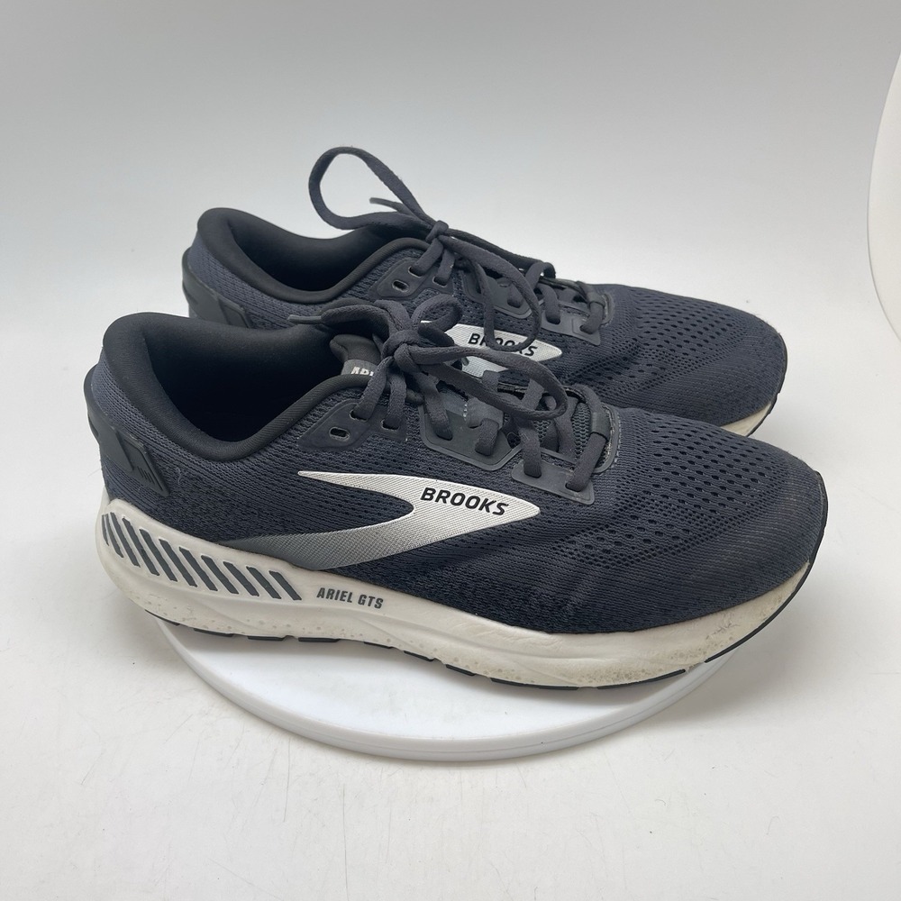Brooks Sneakers Womens 10 D Wide Ariel GTS 24 1204141D016 Black Running Shoes